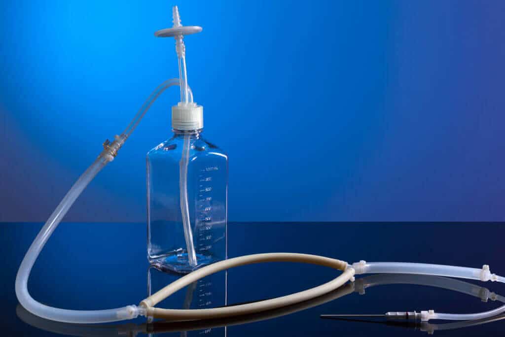 Photograph of a single-use assembly for biomanufacturing