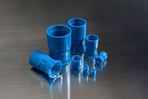 Photo montrant des Barblock de différentes tailles de la marque Saint Gobain Life Sciences