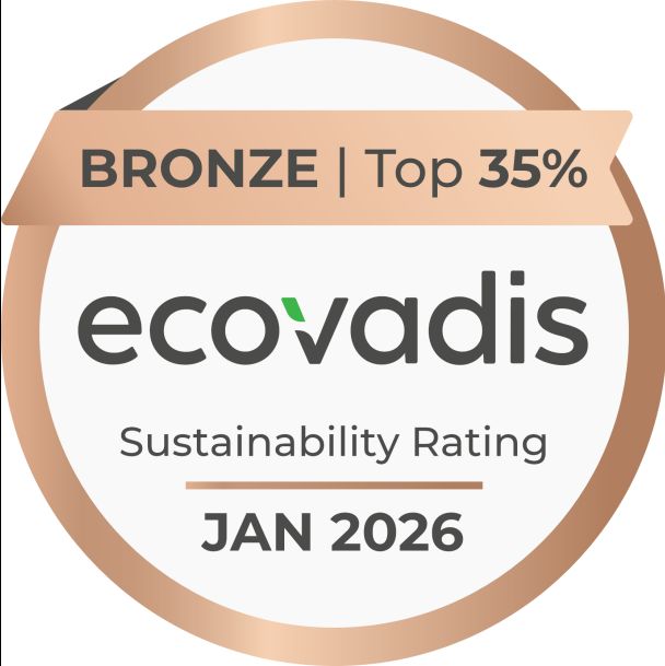 Image of our Ecovadis Bronze Medal January 2026