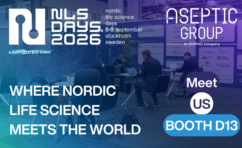 Image to announce Aseptic Group's participation in NLS Days 2026 in Stockholm