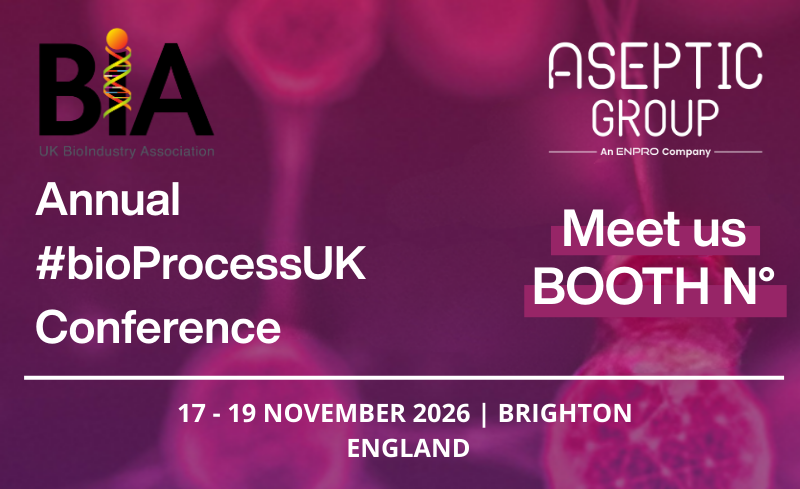 Image to announce aseptic GROUP's participation in the BioProcessUK conference in Brighton